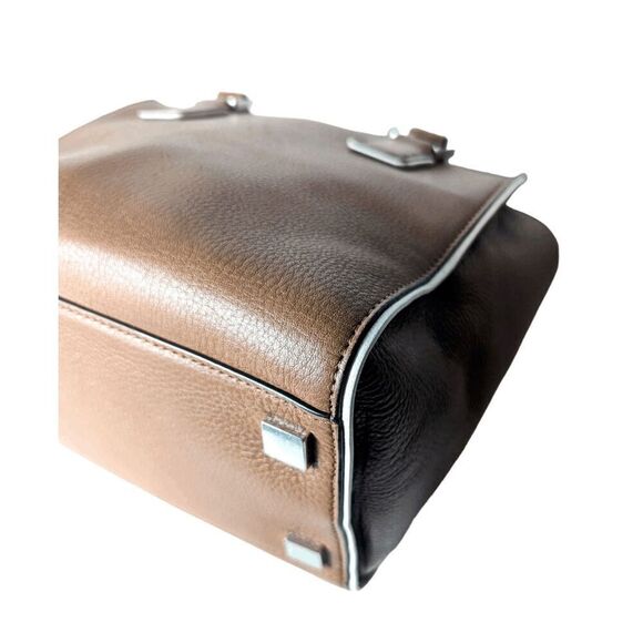 MICHAEL KORS Audrey Brown Leather Satchel - Picture 9 of 11